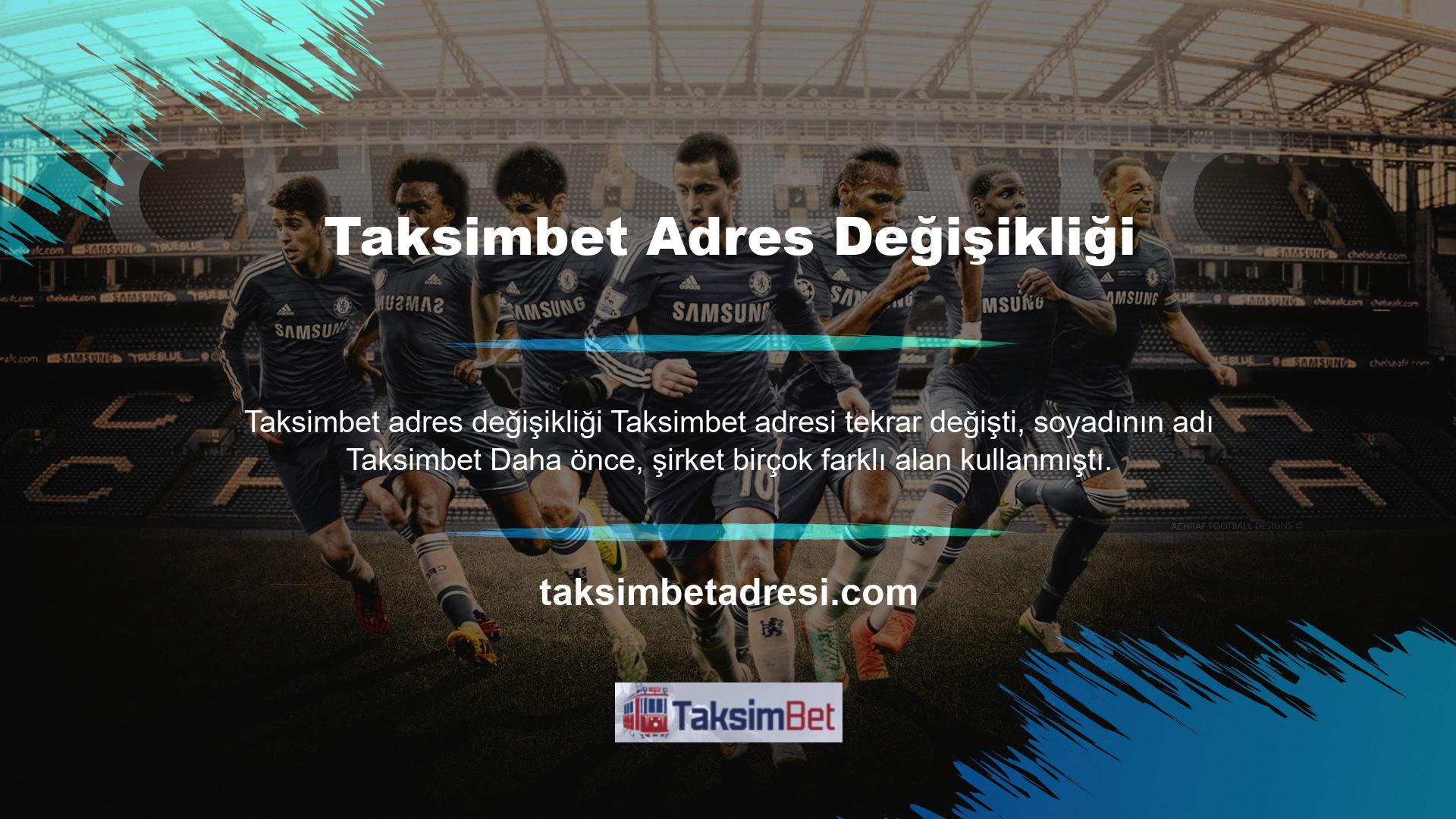 Bu nedenle, Taksimbet sahte sitelerinde adres değişiklikleri meydana gelir