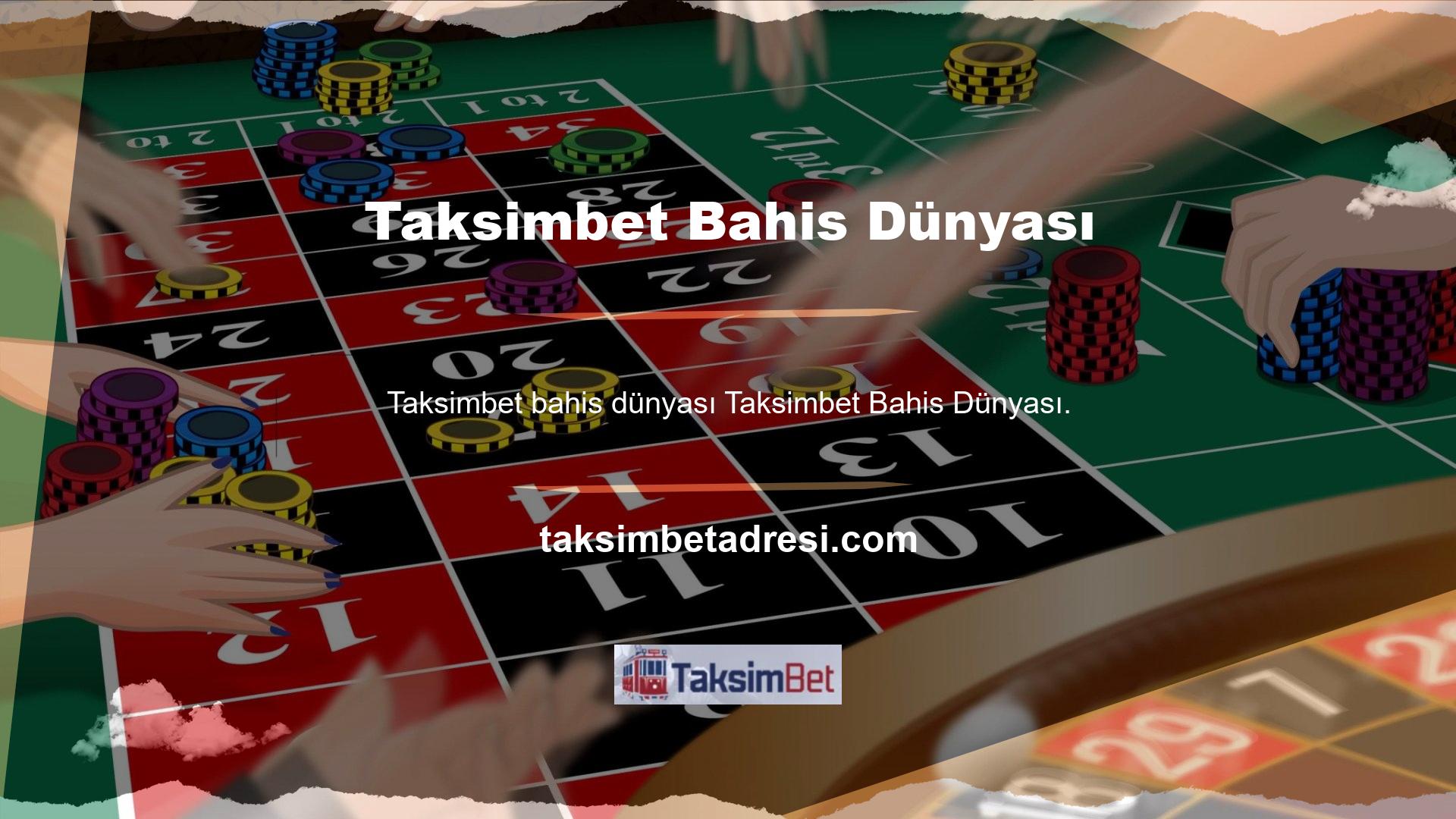 Taksimbet çevrimiçi bahis endüstrisindeki yerini alan Taksimbet bahis dünyası standartlarında merkezli bir anlayışa sahip güvenilir bir yasadışı bahis sitesidir